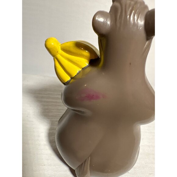 Disney McDonald’s Baloo Figurine Holding Bananas Brown/Yellow Plastic Vintage - Picture 4 of 8